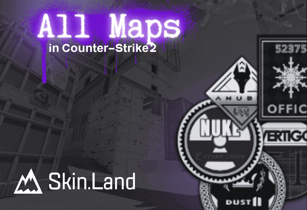 Todos os mapas de CS:GO e CS2