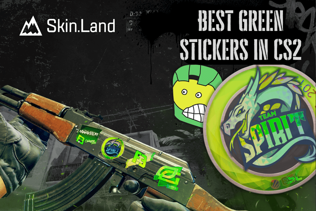 Todos los Mejores Stickers Verdes de CS2