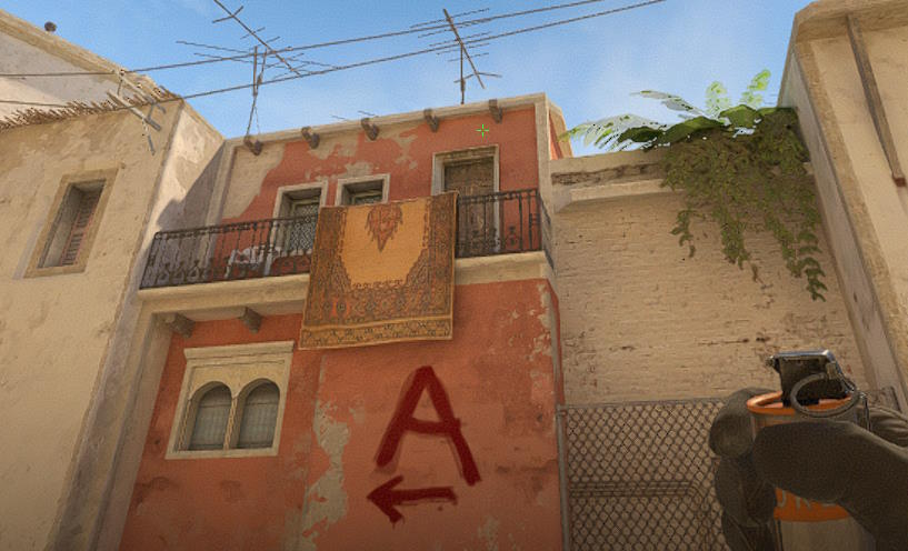 CS2 Mirage Mid Smokes