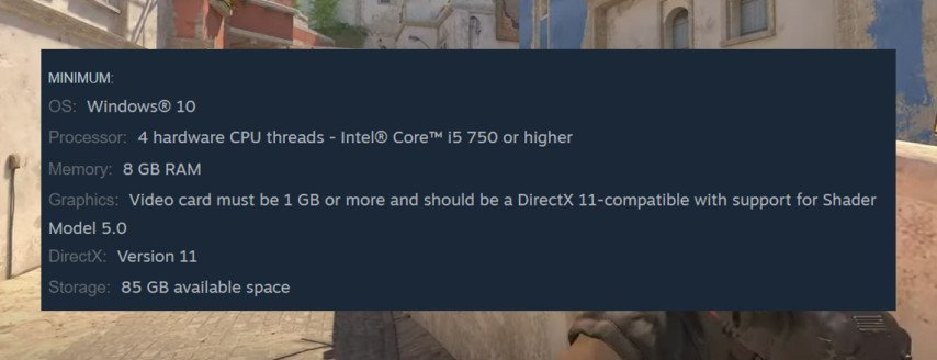 How Many GB is CS2 Download File Size in 2026?