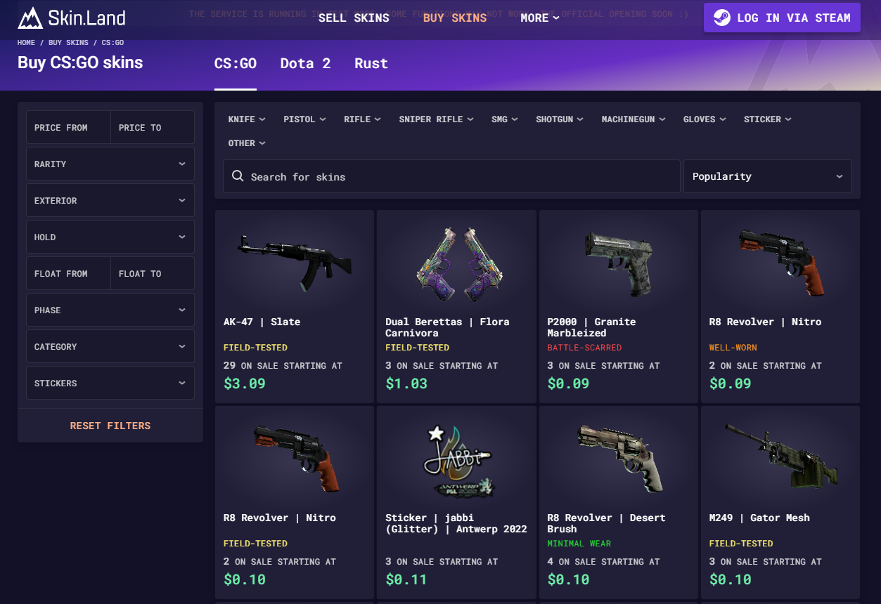 {year} yılının en iyi CS2 skin marketi hangisi?
