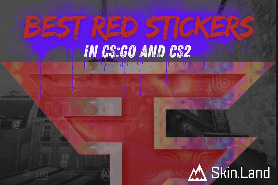 Best Red Stickers in CS:GO and CS2