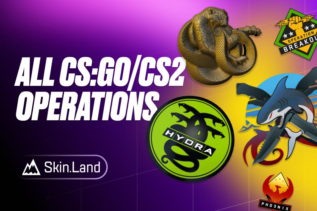 Complete List of All CS:GO and CS2 Operations