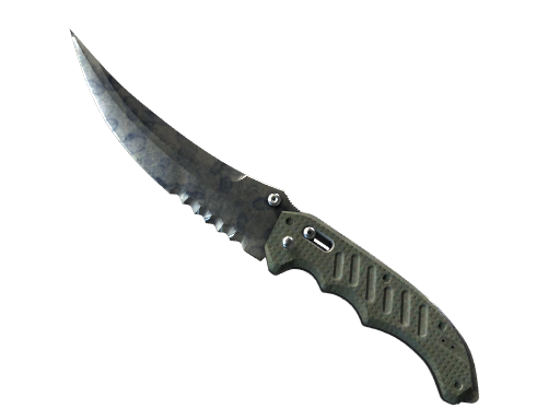 ★ StatTrak™ Flip Knife | Stained (Well-Worn)