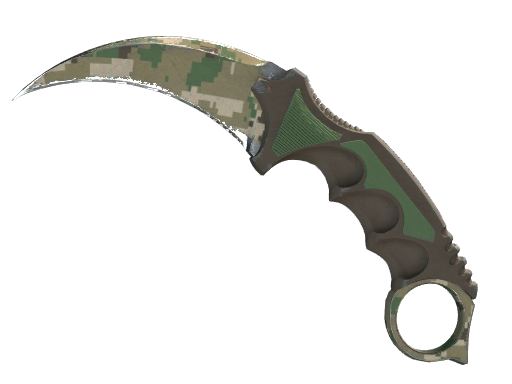 ★ StatTrak™ Karambit | Forest DDPAT (Well-Worn)