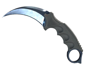 ★ ST™ Karambit | Blue Steel