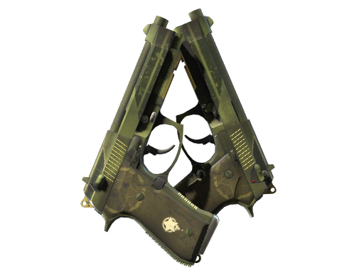 StatTrak™ Dual Berettas | Retribution (Minimal Wear)