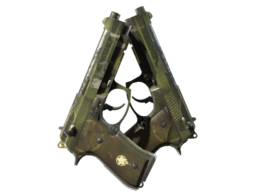 Dual Berettas | Retribution (Well-Worn)