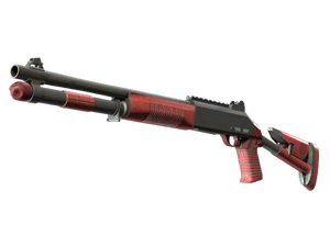XM1014 | Red Leather (Minimal Wear)