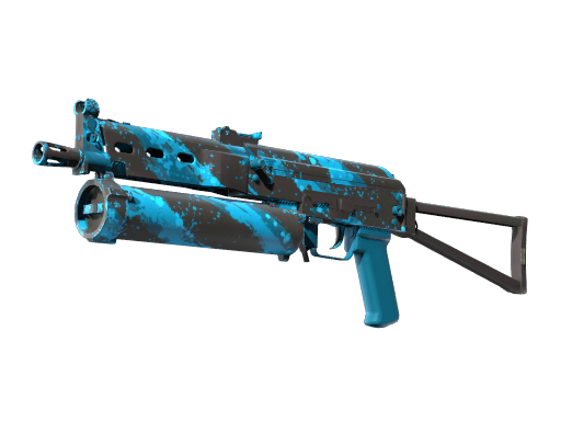 StatTrak™ PP-Bizon | Blue Streak (Minimal Wear)