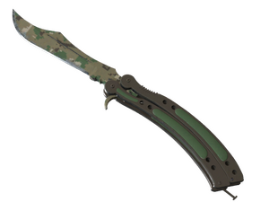 ★ ST™ Butterfly Knife | Forest DDPAT