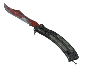 ★ ST™ Butterfly Knife | Crimson Web