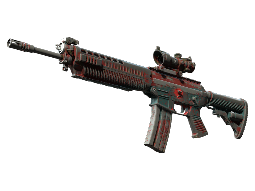 SG 553 | Fallout Warning (Battle-Scarred)