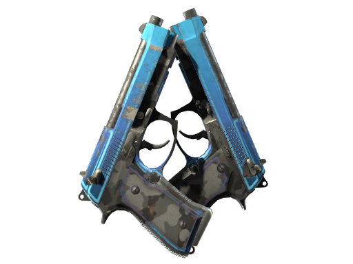 StatTrak™ Dual Berettas | Urban Shock (Field-Tested)
