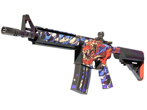 StatTrak™ M4A4 | 龍王 (Dragon King) (Well-Worn)