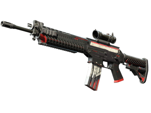 SG 553 | Cyrex (Battle-Scarred)