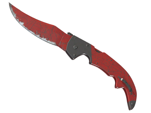 ★ Falchion Knife | Crimson Web (Field-Tested)