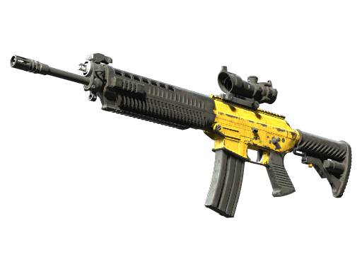 SG 553 | Bulldozer (Battle-Scarred)