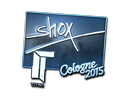 Sticker | shox (Foil) | Cologne 2015