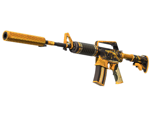 M4A1-S | Golden Coil (Minimal Wear)