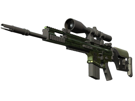 SCAR-20 | Green Marine (Well-Worn)