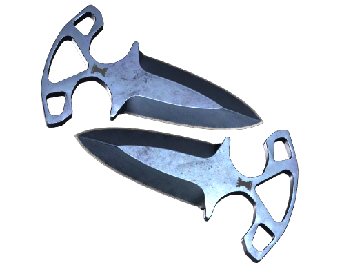 ★ Shadow Daggers | Blue Steel (Battle-Scarred)