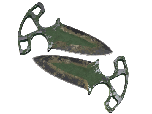★ StatTrak™ Shadow Daggers | Forest DDPAT (Battle-Scarred)