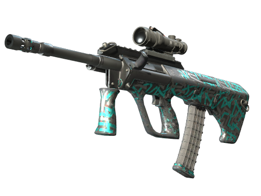 StatTrak™ AUG | Ricochet (Well-Worn)
