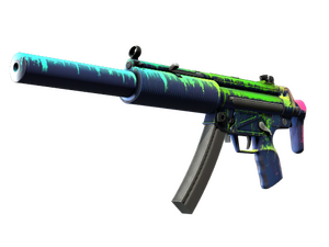 StatTrak™ MP5-SD | Phosphor (Minimal Wear)
