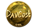 Sticker | DavCost (Gold) | Katowice 2019