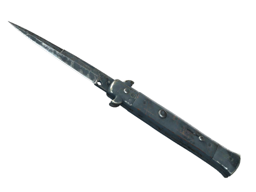 ★ StatTrak™ Stiletto Knife | Night Stripe (Battle-Scarred)