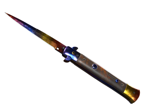 ★ Stiletto Knife | Marble Fade (Minimal Wear)