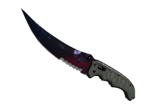 ★ StatTrak™ Flip Knife | Doppler Phase 1 (Minimal Wear)