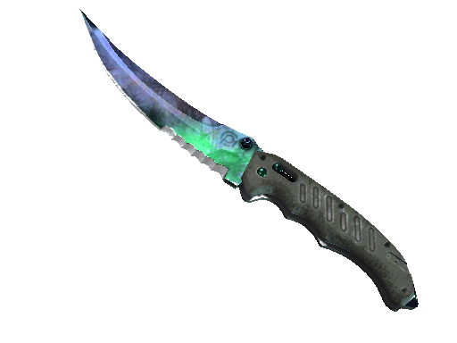 ★ StatTrak™ Flip Knife | Gamma Doppler Phase 1 (Minimal Wear)