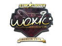 Sticker | woxic (Gold) | Berlin 2019