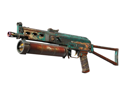 StatTrak™ PP-Bizon | Embargo (Battle-Scarred)