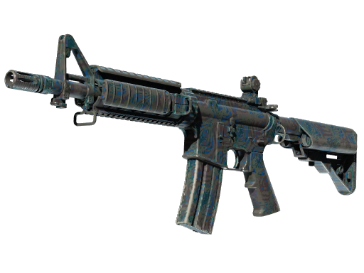 M4A4 | Dark Blossom (Well-Worn)
