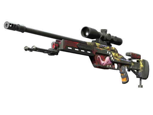 StatTrak™ SSG 08 | Bloodshot (Battle-Scarred)