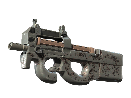 P90 | Baroque Red (Battle-Scarred)