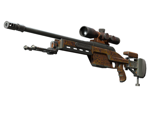 SSG 08 | Orange Filigree (Well-Worn)