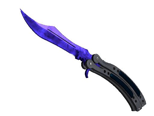 ★ StatTrak™ Butterfly Knife | Doppler Sapphire (Minimal Wear)