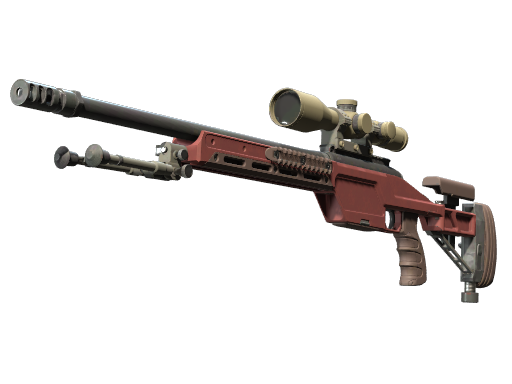SSG 08 | Red Stone (Minimal Wear)