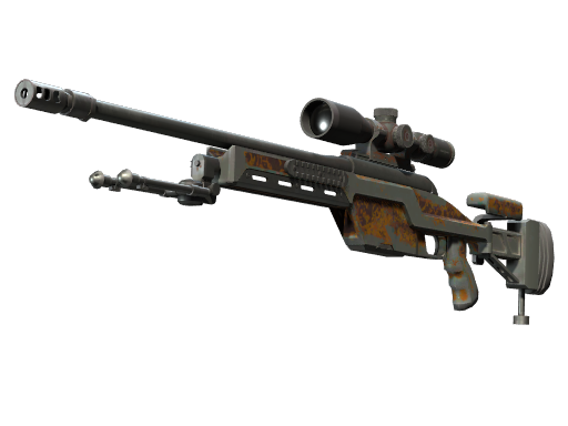 SSG 08 | Orange Filigree (Battle-Scarred)