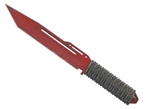 ★ Paracord Knife | Crimson Web (Well-Worn)
