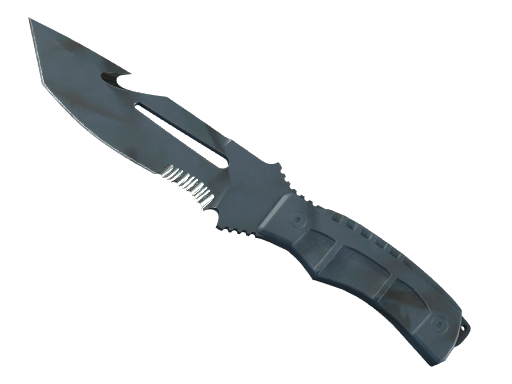 ★ Survival Knife | Night Stripe (Well-Worn)
