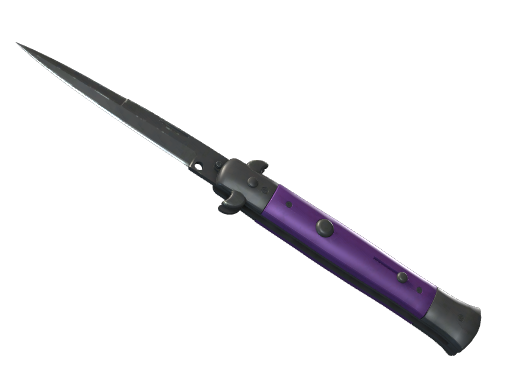 ★ StatTrak™ Stiletto Knife | Ultraviolet (Well-Worn)