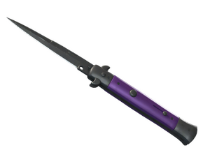★ StatTrak™ Stiletto Knife | Ultraviolet (Well-Worn)