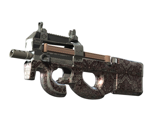 P90 | Baroque Red (Well-Worn)