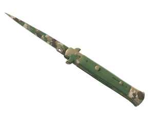★ StatTrak™ Stiletto Knife | Forest DDPAT (Well-Worn)