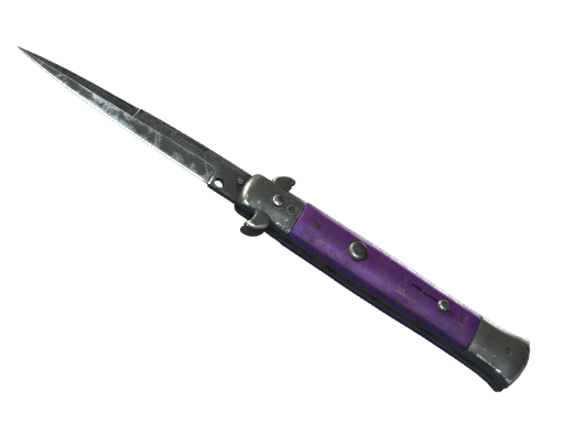 ★ StatTrak™ Stiletto Knife | Ultraviolet (Battle-Scarred)